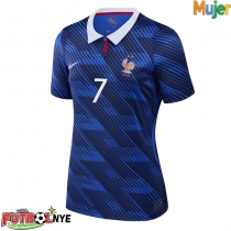Camiseta Francia Ousmane Dembele #7 Primera Equipación para mujer Mundial 2026 manga corta